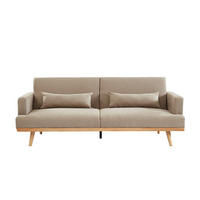 SCHLAFSOFA - 3 Personen - Stoff - Beige - - Beige, Textil (216/85/89cm) - Vente-Unique