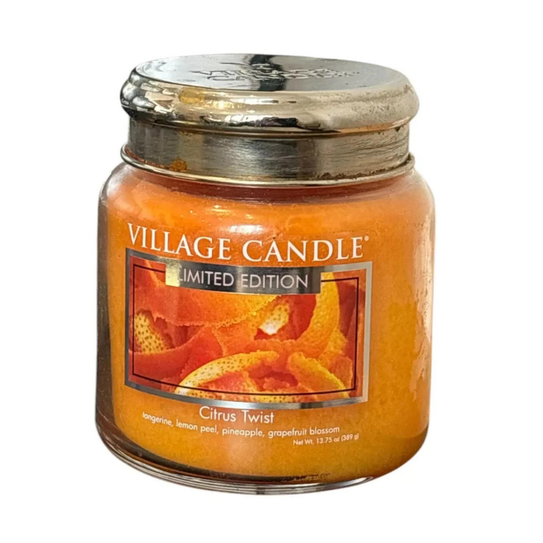 DUFTKERZE Citrus Twist Orange Glas 398 g 1 Docht Zitrus - Orange, Glas (12cm) - Village Candle