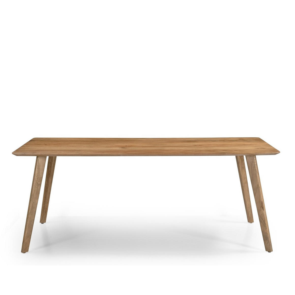 ESSTISCH aus Mangoholz 160cm, natürlich - Hellbraun, Holz (160/90/76cm) - Giga Meubel