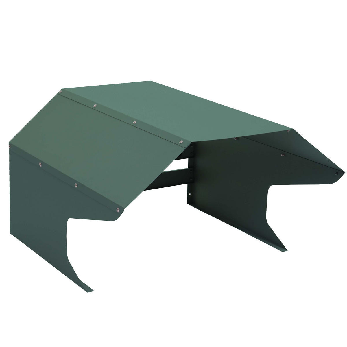 MÄHROBOTER-GARAGE Grün - Grün, Metall (60/41/70cm) - MCW