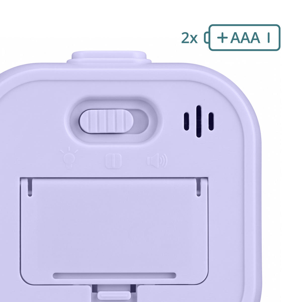 TIMER Lila 60 minuter - Lila, Plast (9/9/4.5cm) - Relaxdays
