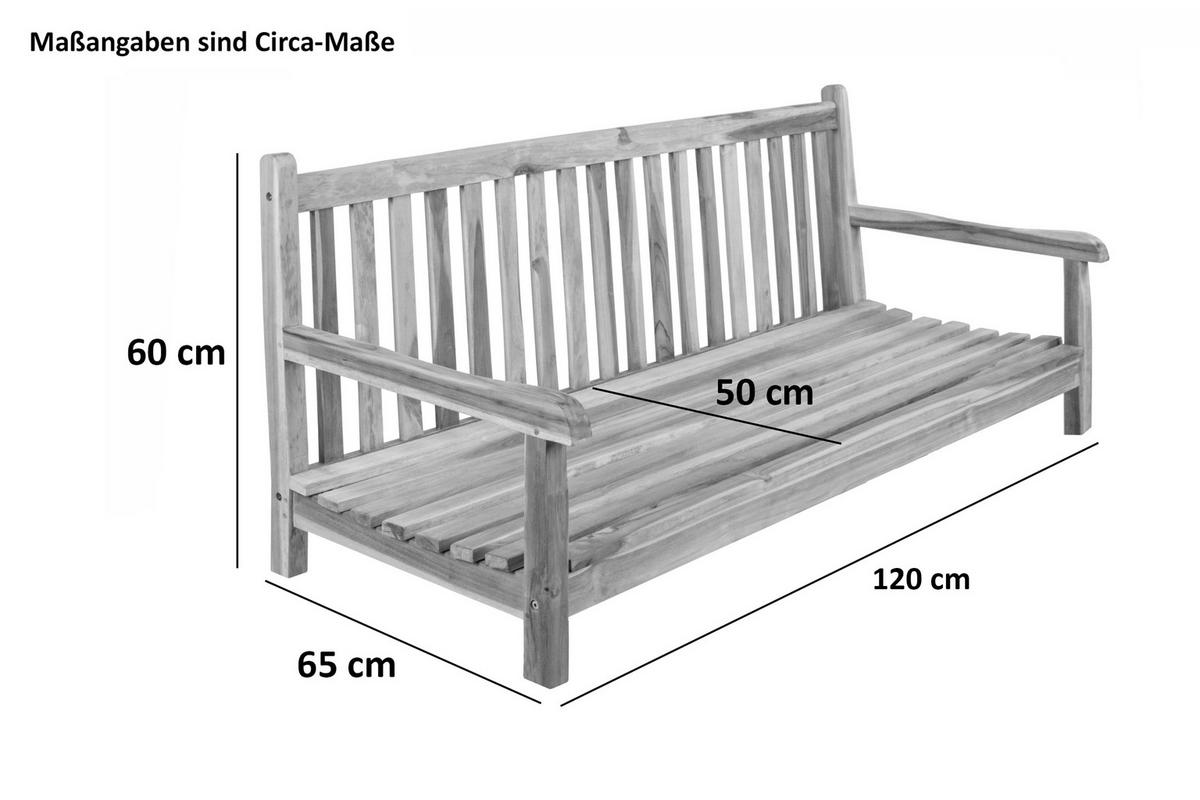 GARTENSCHAUKEL SUSANA - Beige, Holz (120/60/65cm) - SAM