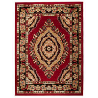 TEPPICH ATLAS Beige Rot 200/300 cm - Beige/Rot, Textil (200/300cm) - Tapiso