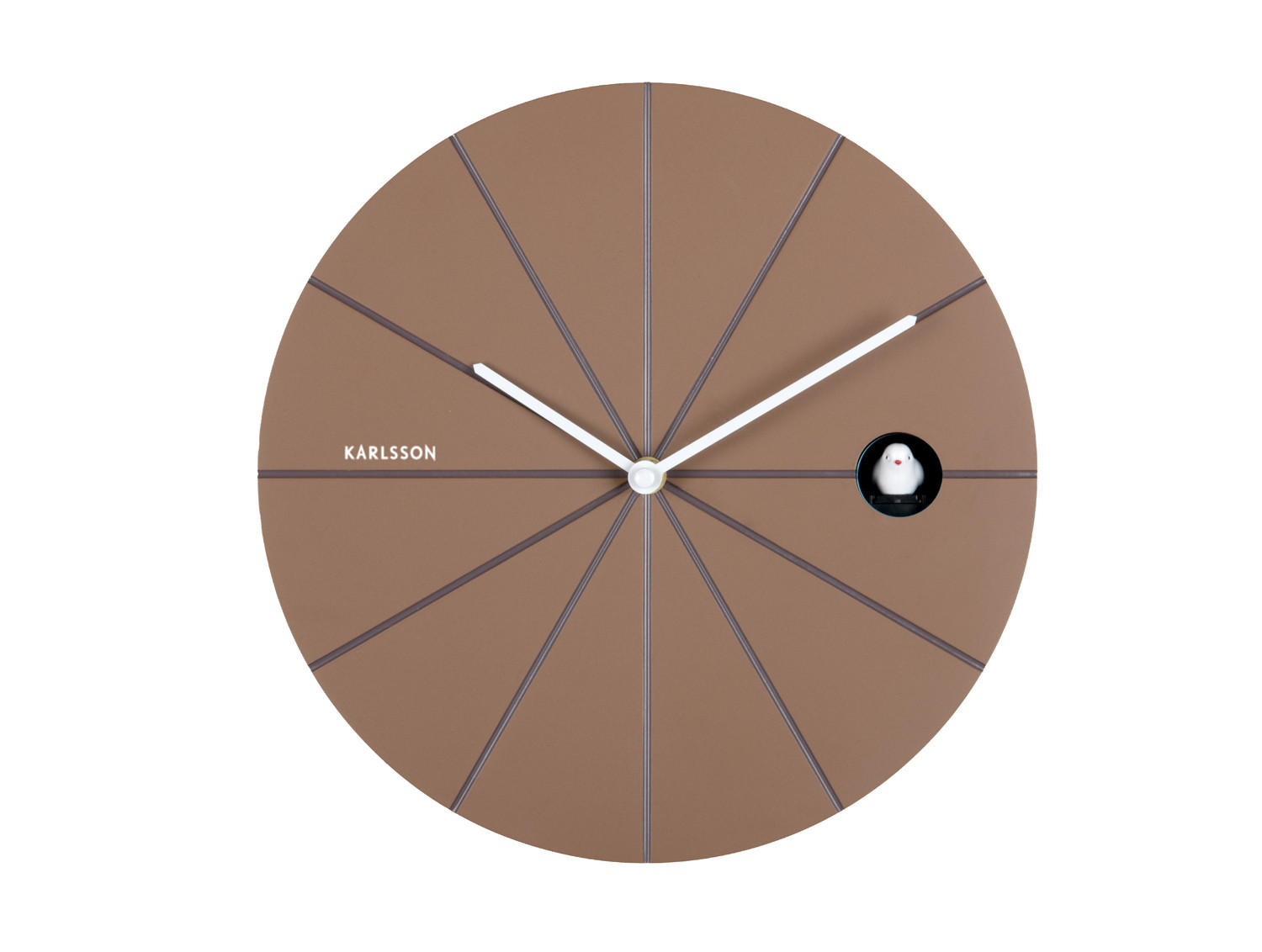 WANDUHR Destacado Cuckoo Braun 28/6/28 cm - Braun, Kunststoff (6/28/28cm) - Karlsson