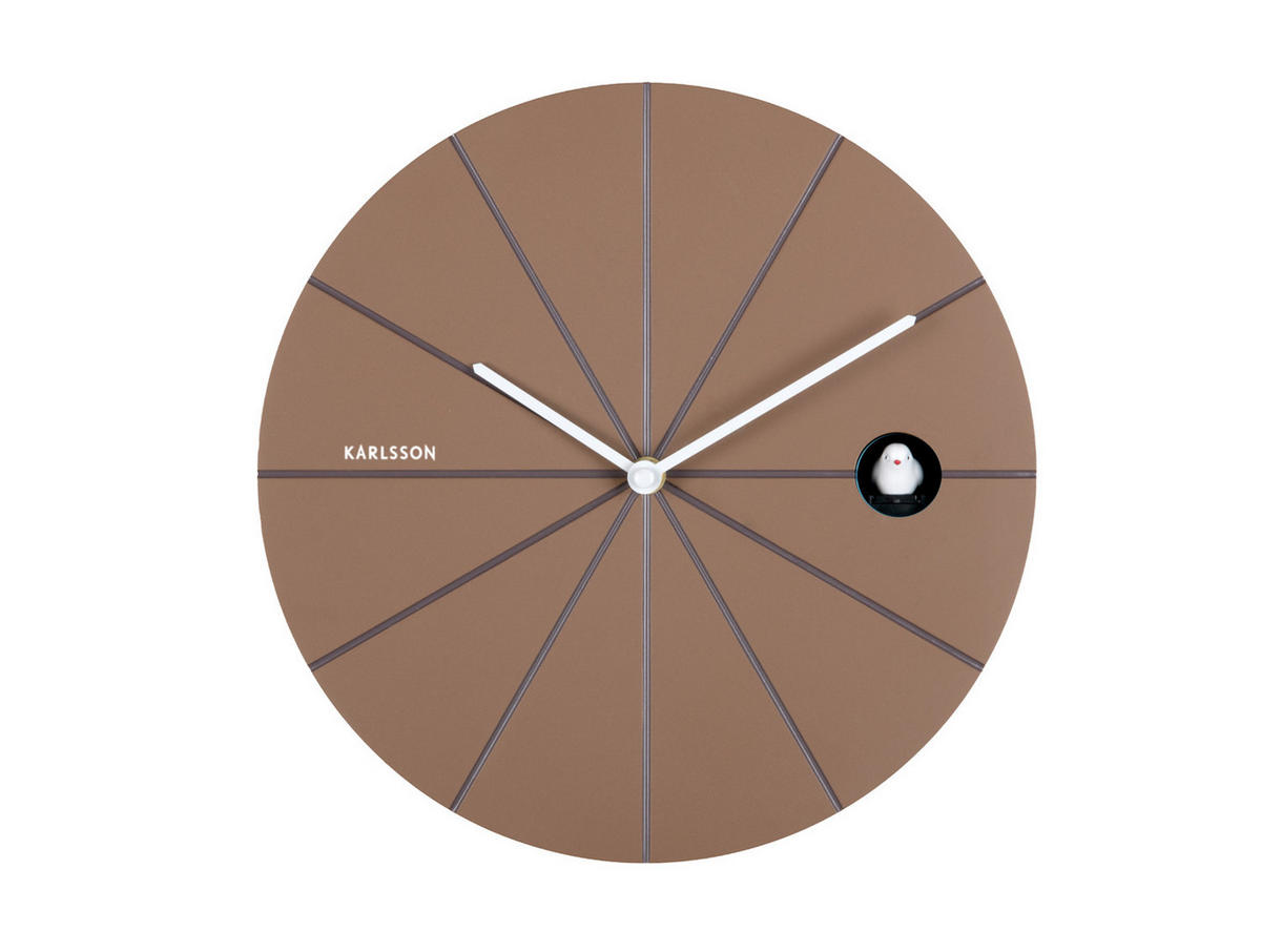 WANDUHR Destacado Cuckoo Braun 28/6/28 cm - Braun, Kunststoff (6/28/28cm) - Karlsson