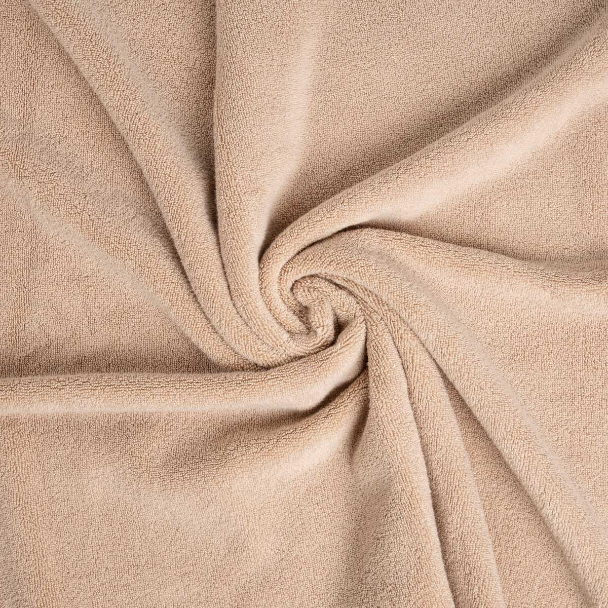 BADETUCH Desma beige 70/130 cm - Beige, Textil (70/130cm) - Homla