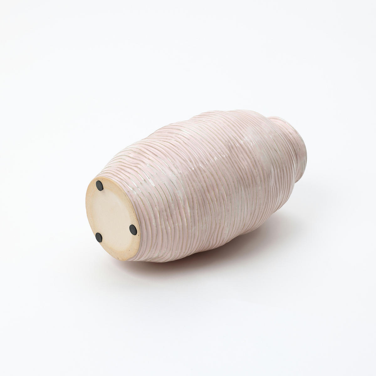 VASE,Ø 18 x H 31.5 cm - Roségold, Keramik (31.5cm) - Hometopia