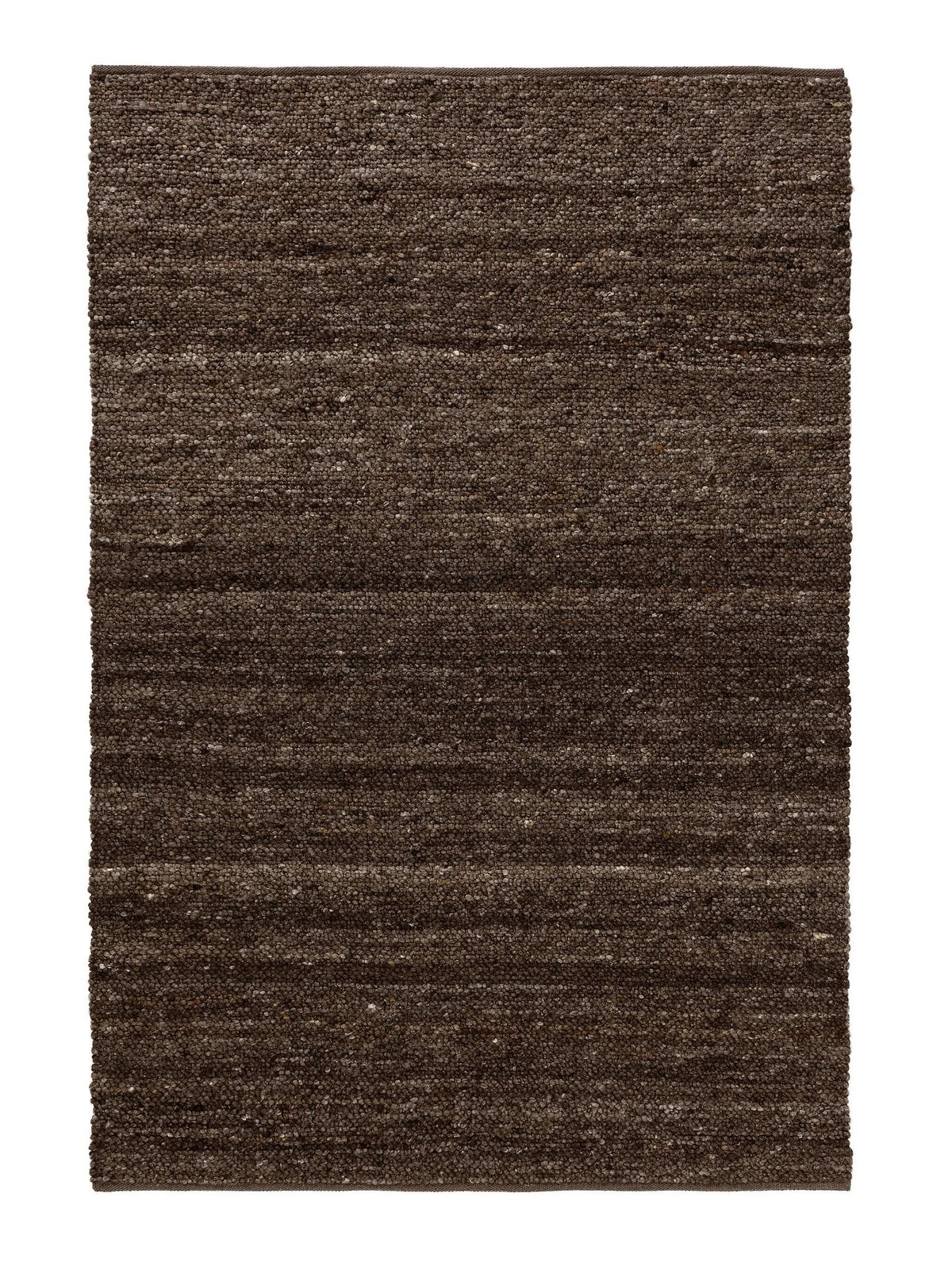 WOLLTEPPICH Finn Braun 100x150 cm - Braun, Textil (100/150cm) - benuta Pure