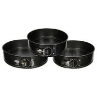 BACKFORMEN 3er Set 26/26/6,8 cm - Schwarz, Metall (26/6.8/26cm) - 5five Simply Smart