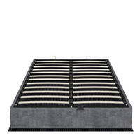 STAURAUMBETT 140/200 cm DE-35422 mit Gaslift Grau - Grau, Metall (140/200cm) - ComfortXL