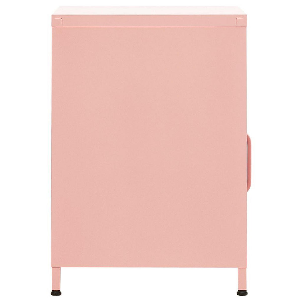 NACHTTISCH Rosa 35/35/51 Cm Stahl - Rosa, Metall (35/51/35cm) - vidaXL