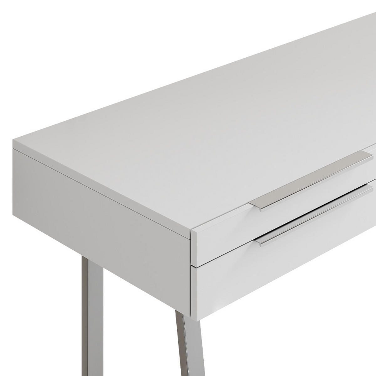 SCHMINKTISCH Alexia Weiß 120 cm ohne Spiegel - Weiß, Holzwerkstoff (120/79/50cm) - Vicco
