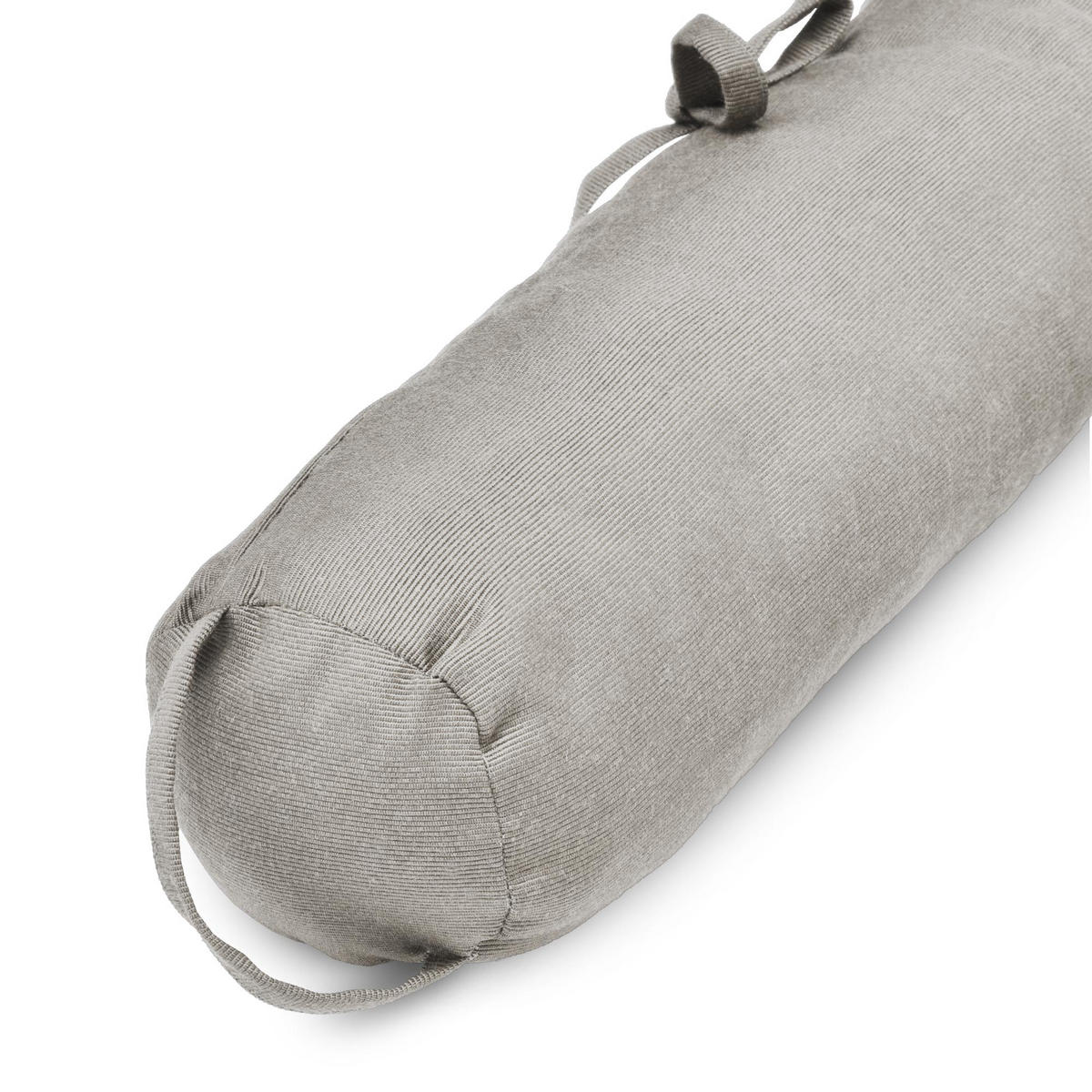 ZUGLUFTSTOPPER Viento 10x90cm Hellgrau - Hellgrau, Textil (10/90cm) - Beautissu 