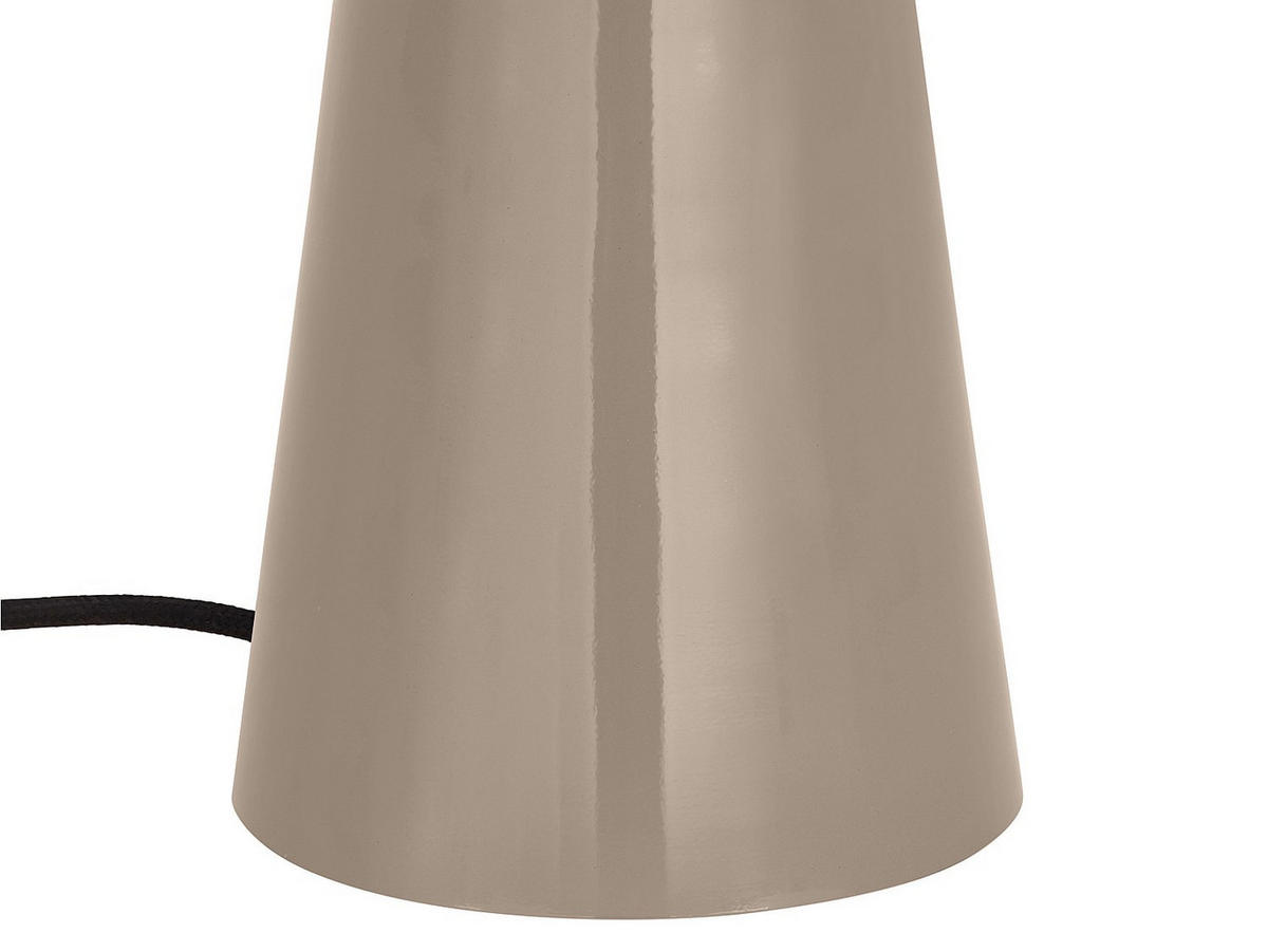 TISCHLAMPE - 39 x 39 - metall - beige Larkin - Beige, Metall (39/39/52cm) - Vente-Unique