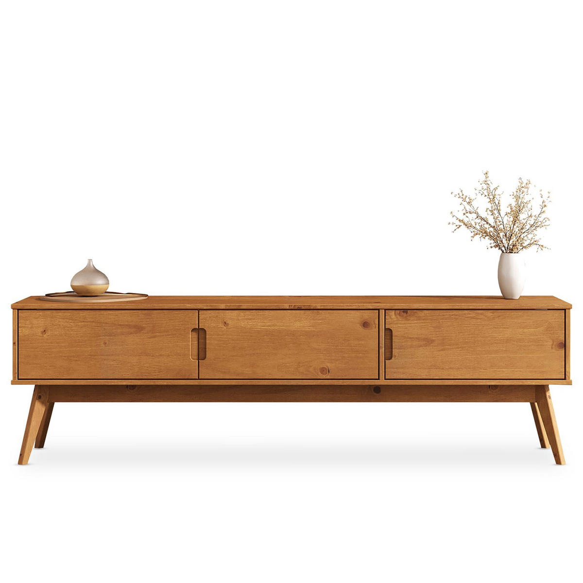 LOWBOARD TIVOLI - Eichefarben, Holz (180/52/41cm) - IDIMEX