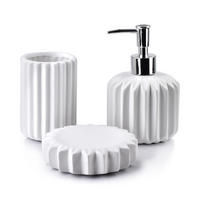 BADEZIMMERZUBEHÖR Ferra Weiß 20/22/9 cm Keramik - Weiß, Keramik (22/9/20cm) - Mondex