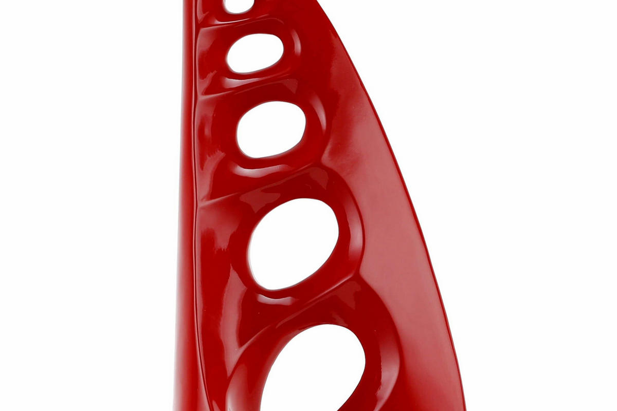 SKULPTUR Rot 15/56 cm - Rot, Stein (3/56/15cm) - KUNSTLOFT