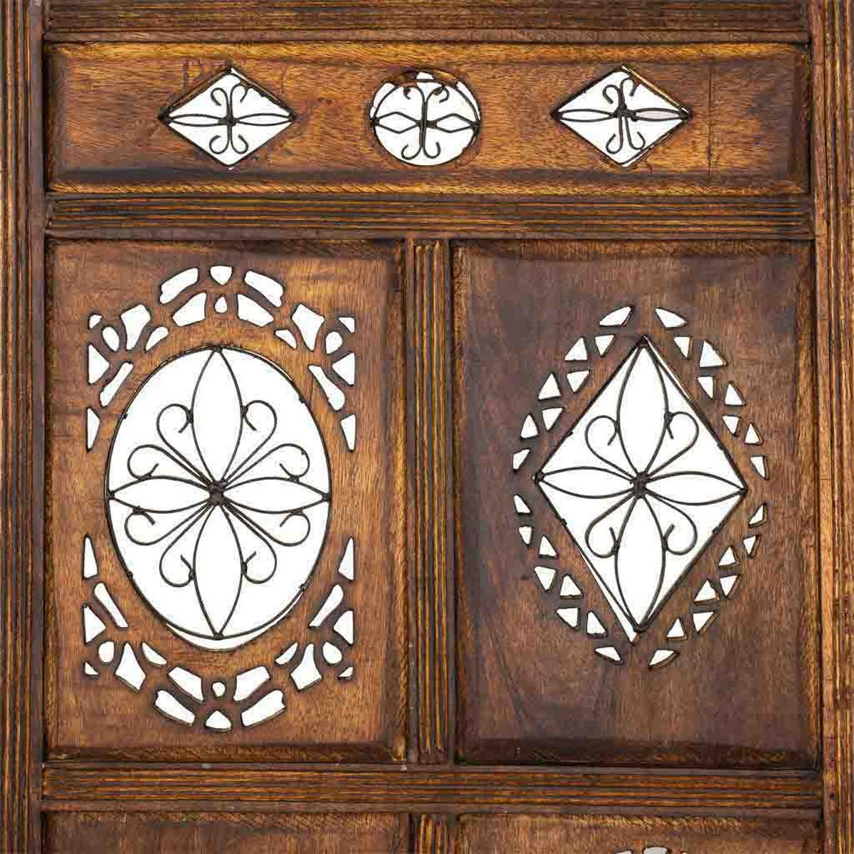 PARAVENT aus Holz, braun, 3x180cm - Braun, Holz (200/180/2.5cm) - Wanderlust