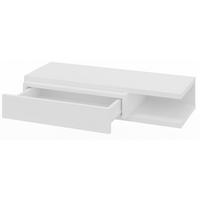 HÄNGEKONSOLE PICCO Weiß 80/30/15 cm - Weiß, Holzwerkstoff (80/15/30cm) - Matkam Möbel