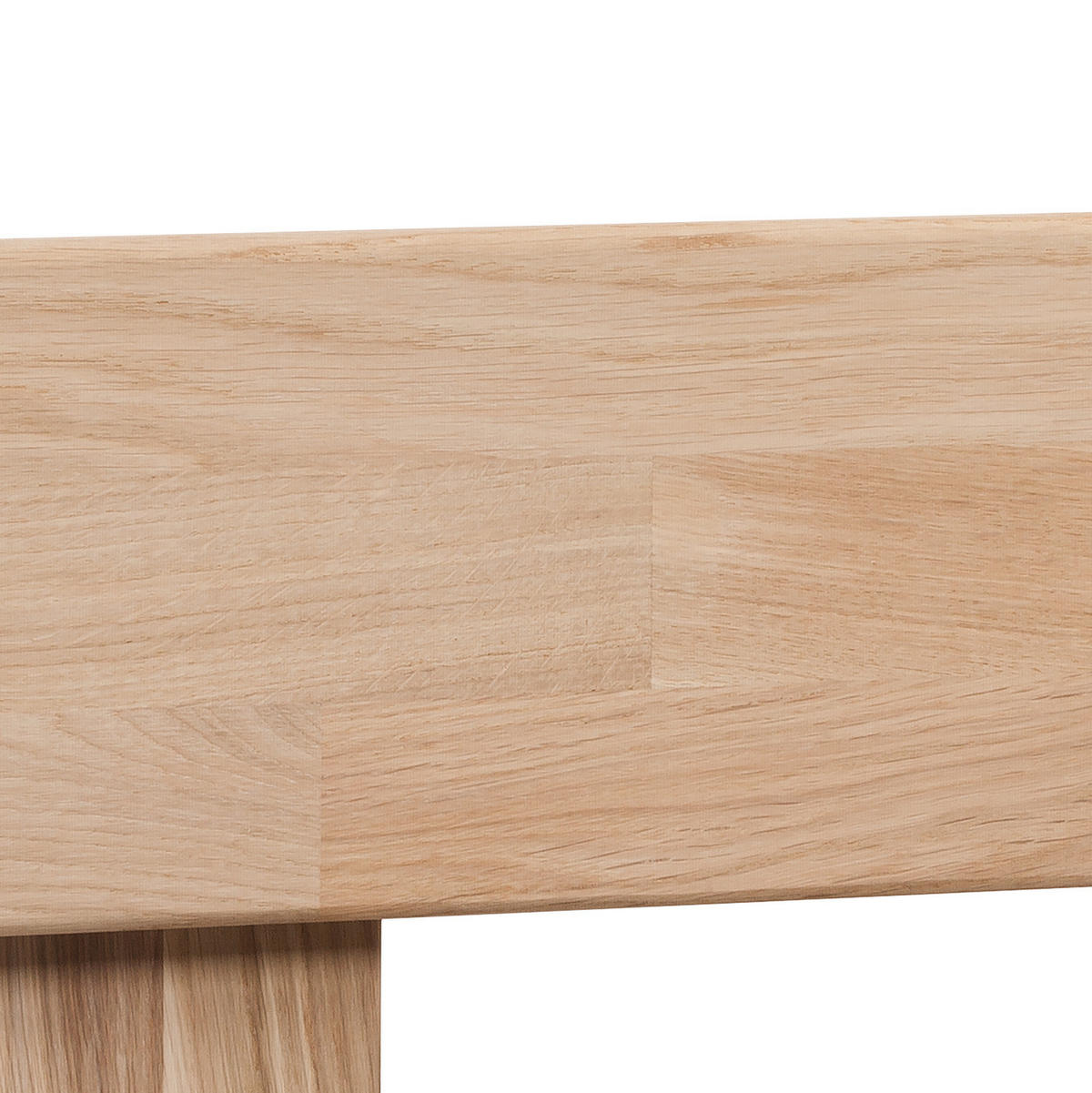 MASSIVHOLZBETT - Massivholz - Eiche - Eiche Bianco, Holz (120/200cm) - home24