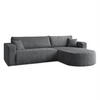 ECKSOFA SOPRANO mit Schlafunktion und Stauraum POSO 60 - Hellgrau, Textil (271/175cm) - Lookway
