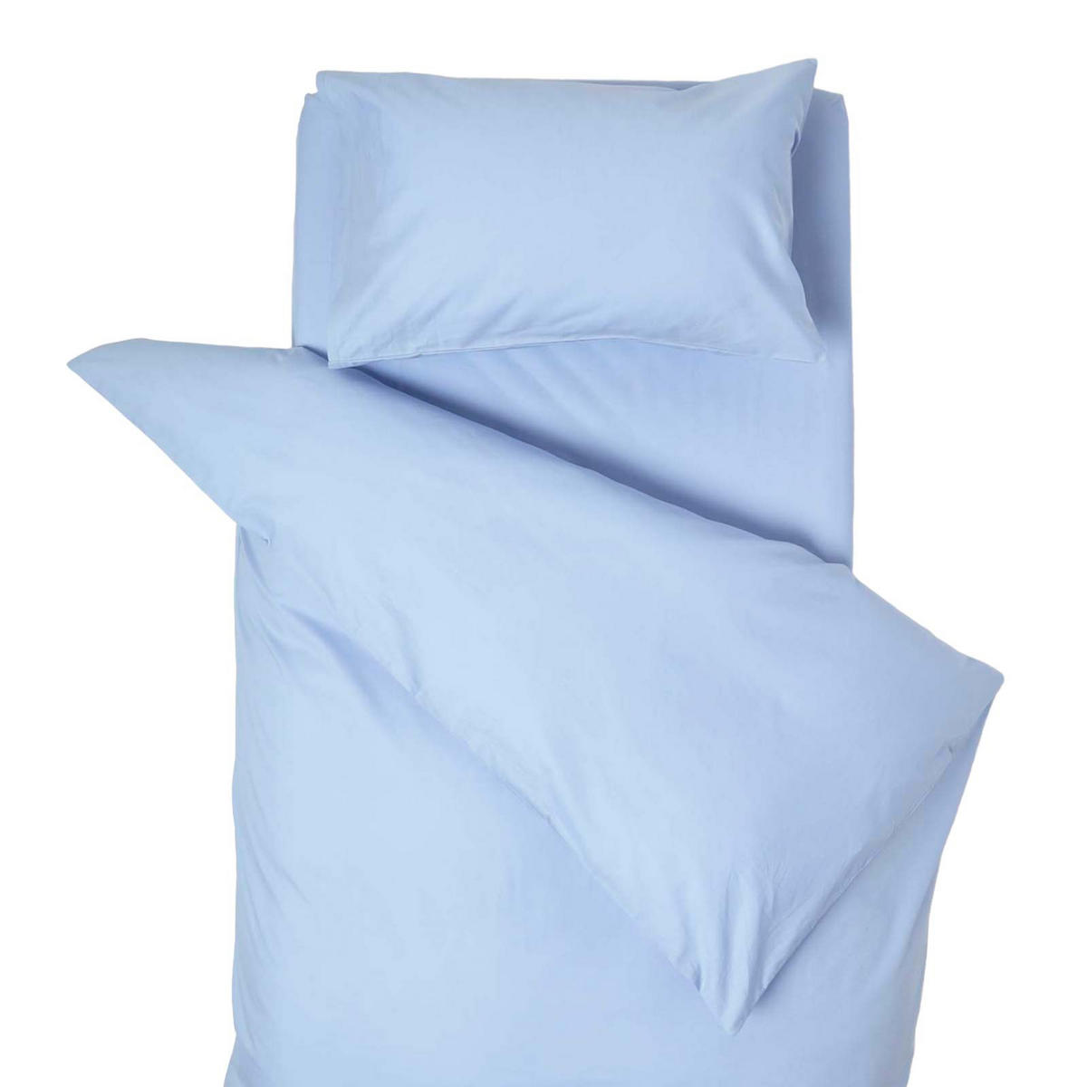 KINDERBETTWÄSCHE Perkal - Blau, Textil (120/150cm) - Homescapes