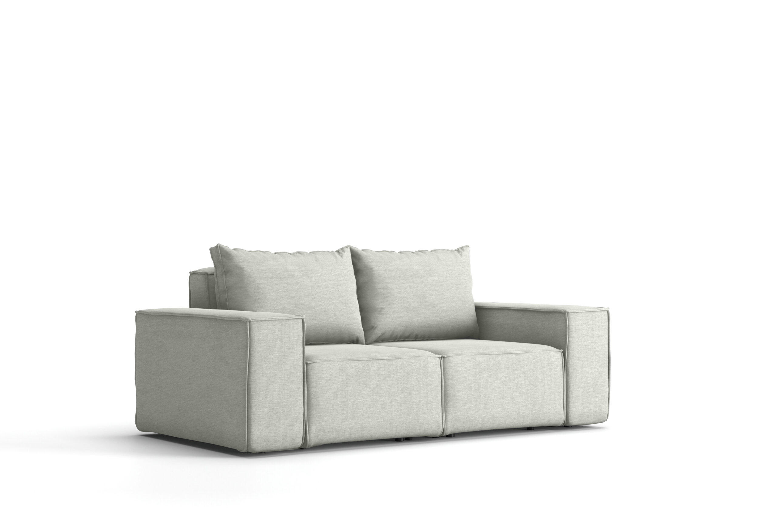 GARTENSOFA Sofa Für Den Garten SONNE Hellgrau - Hellgrau, Holz (180/73/88cm) - Kaiser Möbel