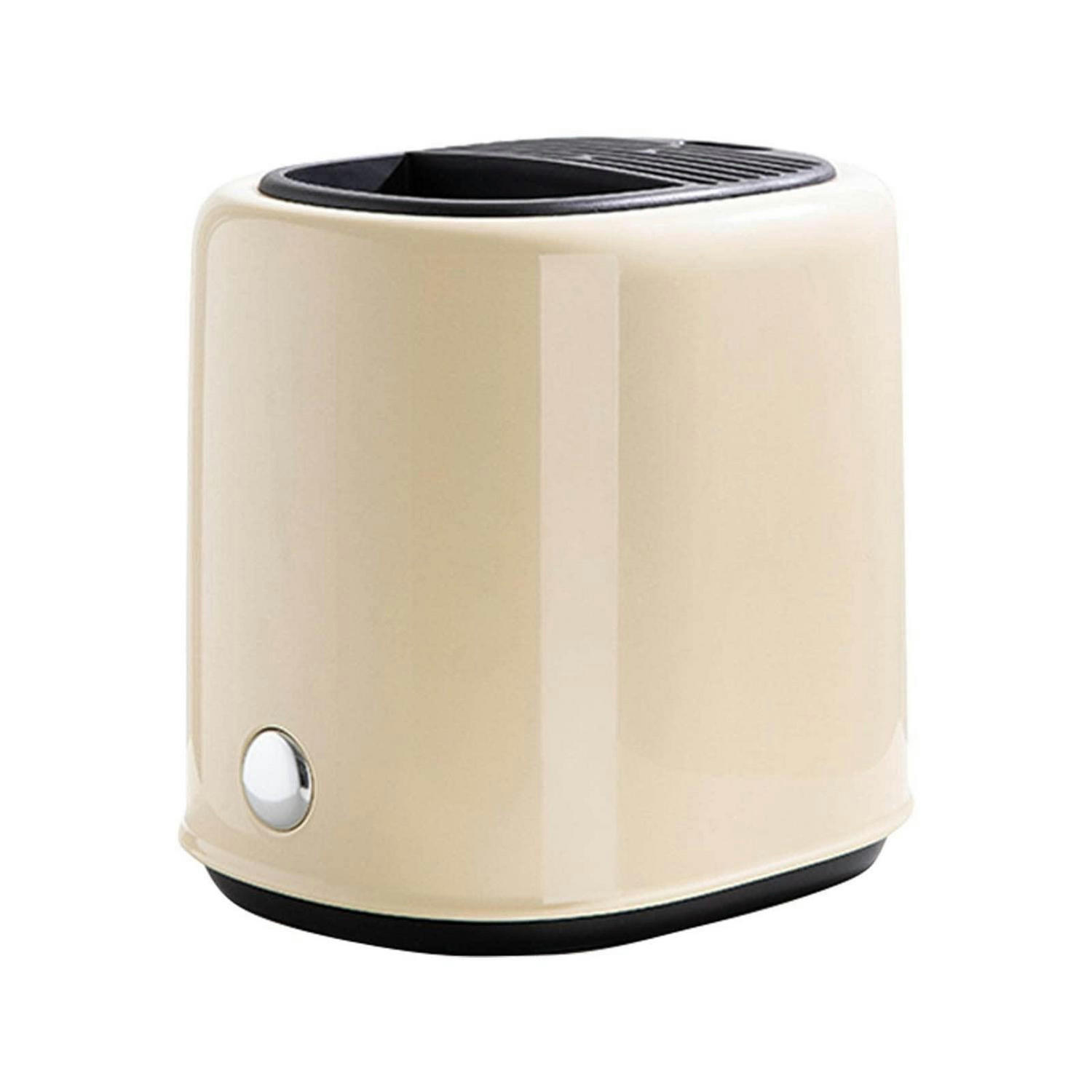 MESSERBLOCK Utensilienhalter Beige - Beige, Metall (18/21/22cm)