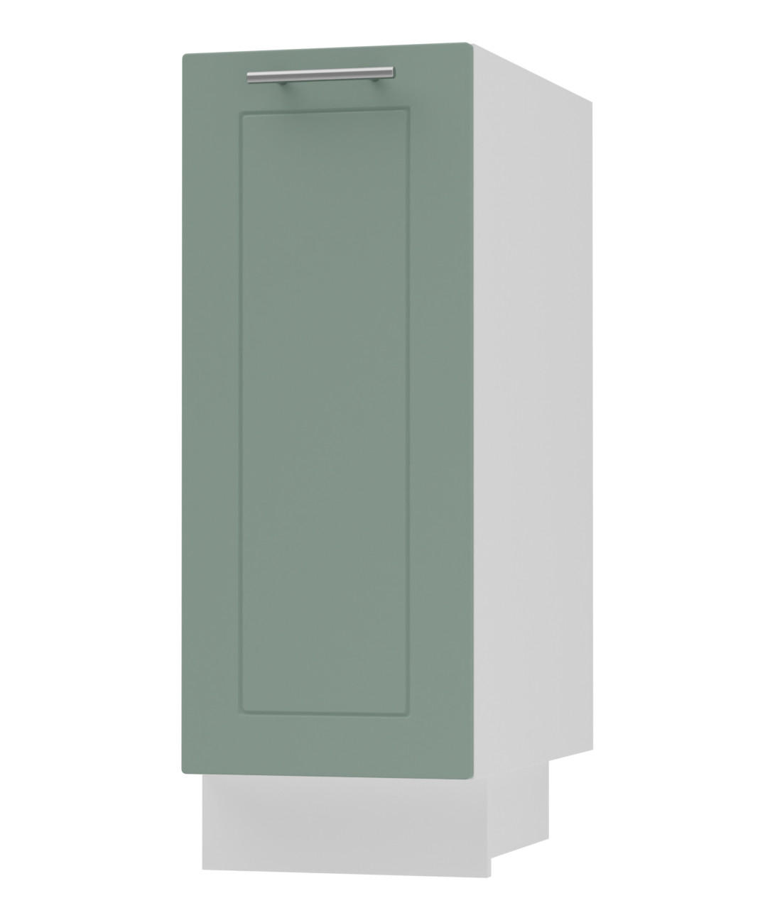 Feldmann-Wohnen Küchenunterschrank Mintgrün, Weiß 30x82x50 cm