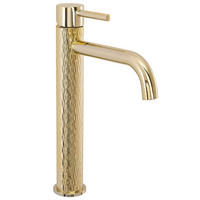 WASCHBECKENARMATUR Rea Lungo Art Gold High - Goldfarben, Metall (5/28/18cm) - REA