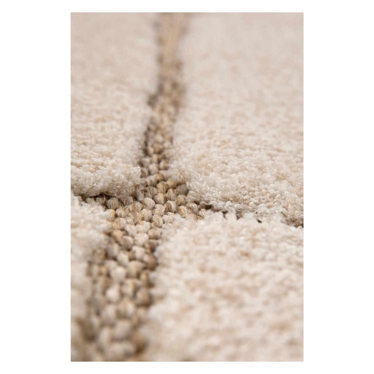 TEPPICH Sofiane natur 160 x 230 x 1 cm - Naturfarben, Textil (160/230cm) - Vivaraise