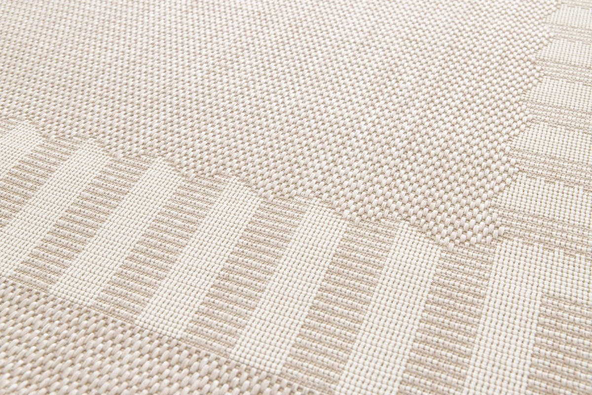 DESIGN Teppich für Innen und Außen beige - Beige, Textil (120/170cm) - AFK Living