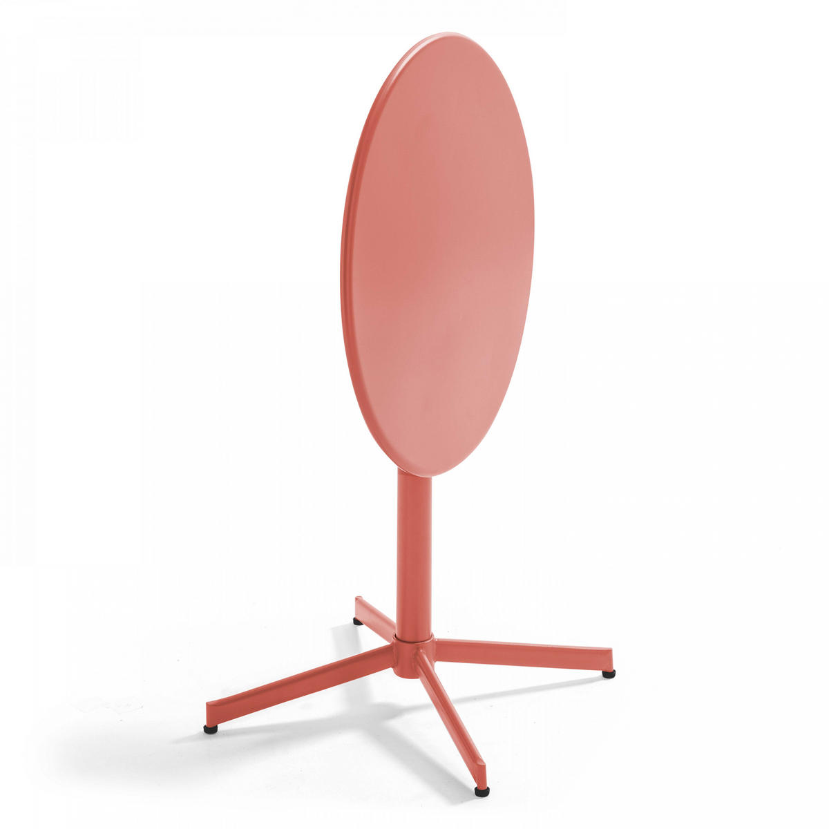 GARTENTISCH , klappbar, Lehm - Pink, Metall (90/50/72cm) - Oviala