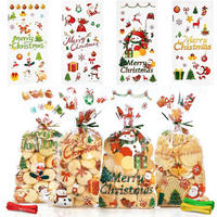 GESCHENKTÜTEN 120er Set Weihnachten 13.5 x 27.5 cm - Multicolor, Kunststoff (13/1/27.5cm)