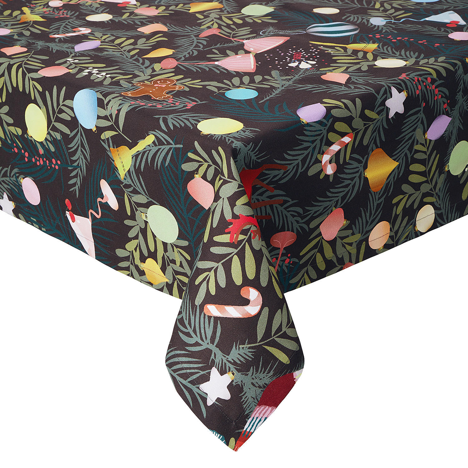 TISCHDECKE Christmas Cheers - Multicolor, Textil (160/250cm) - BUTLERS