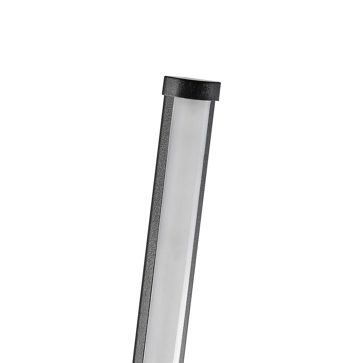 STEHLAMPE LEVEL - Schwarz - 0/0/141 cm - Schwarz, Kunststoff (43/43/141cm) - Trio Leuchten