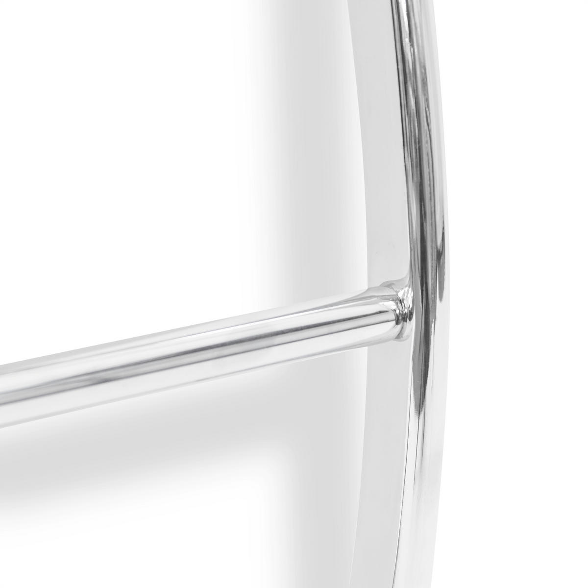 NÁSTENNÝ držiak na uteráky - strieborná, kov (56.5/70/15.5cm) - Relaxdays