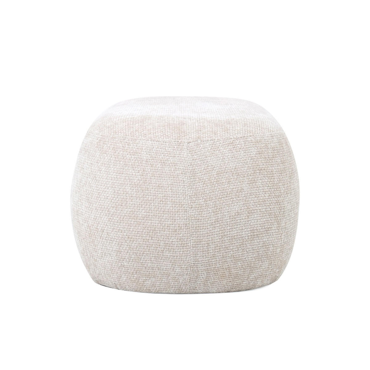 POUF aus Stoff 100x50x38cm, beige - Beige, Textil (100/38/50cm) - Giga Meubel