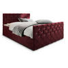 BOXBETT MANDI 140x200 cm mit Matratze und Topper - Rot - Rot, Holz (140/200cm) - MASSENO
