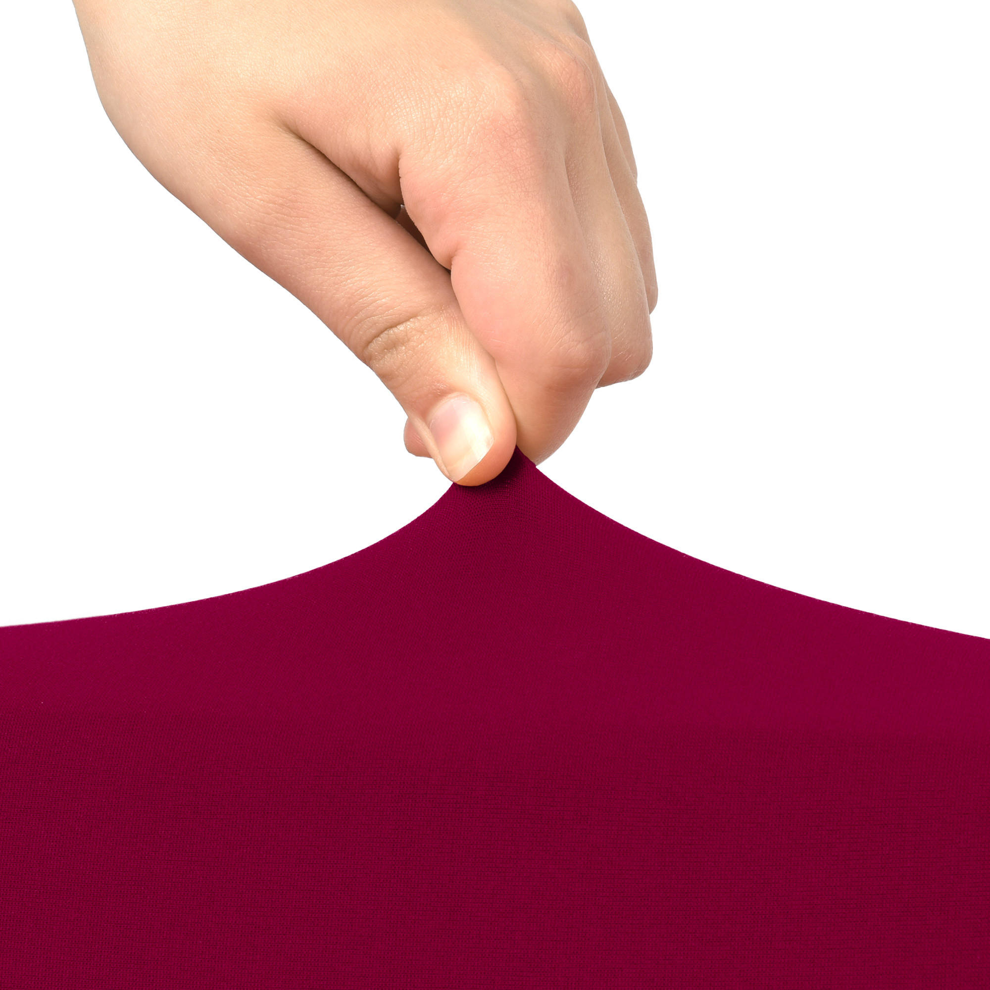 STEHTISCHHUSSE Stella Ø 70cm Bordeaux - Bordeaux, Textil (70/120cm) - Beautissu 