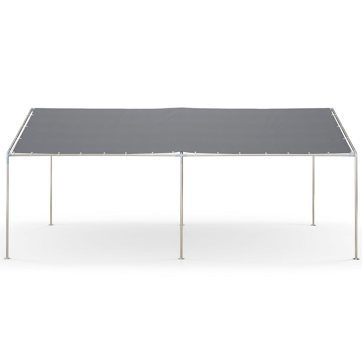 AUTOUNTERSTAND DE-12567 6x3 m mit Doppeldach Grau - Grau, Metall (290/260/595cm) - ComfortXL