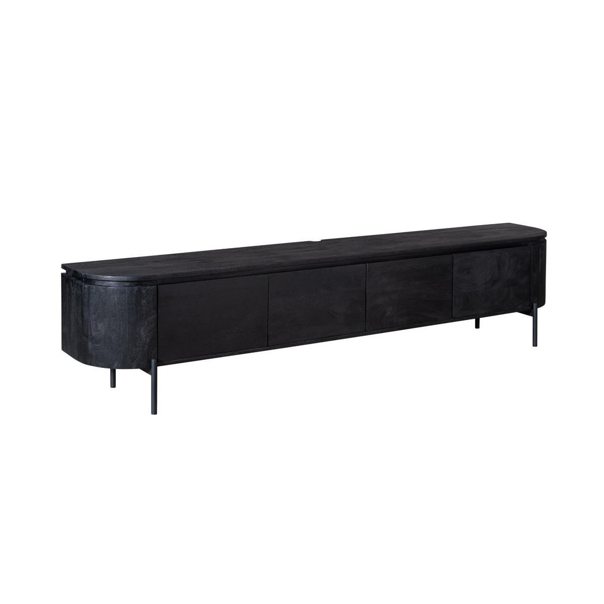 TV-MÖBEL Excellent Schwarz 35/160/45 cm - Schwarz, Holz (160/45/35cm) - Starfurn