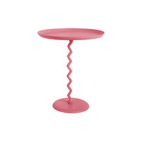 BEISTELLTISCH Zig Zag 44/44/52 cm - Pink, Metall (44/44/52cm) - Leitmotiv