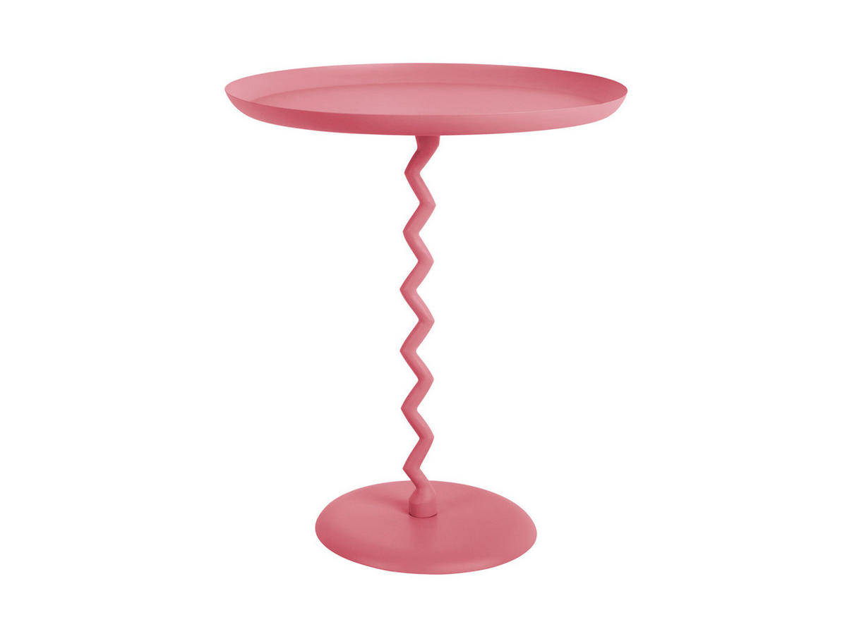 BEISTELLTISCH Zig Zag 44/44/52 cm - Pink, Metall (44/44/52cm) - Leitmotiv