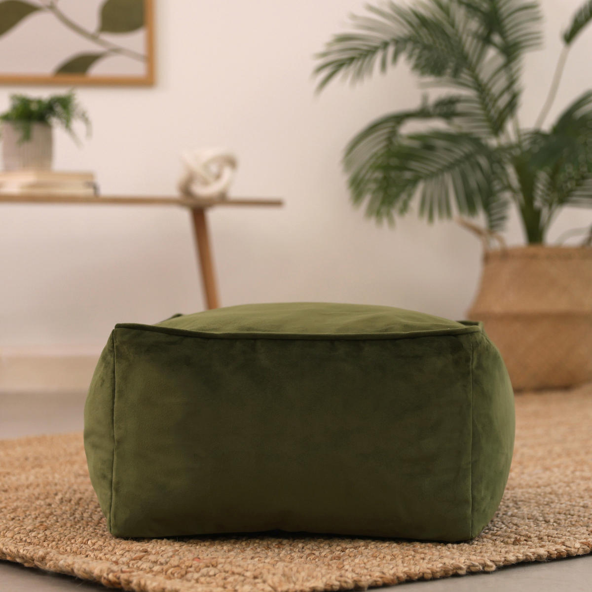 SITZPOUF Amara - Waldgrün/Grün, Kunststoff (42/24/42cm) - icon