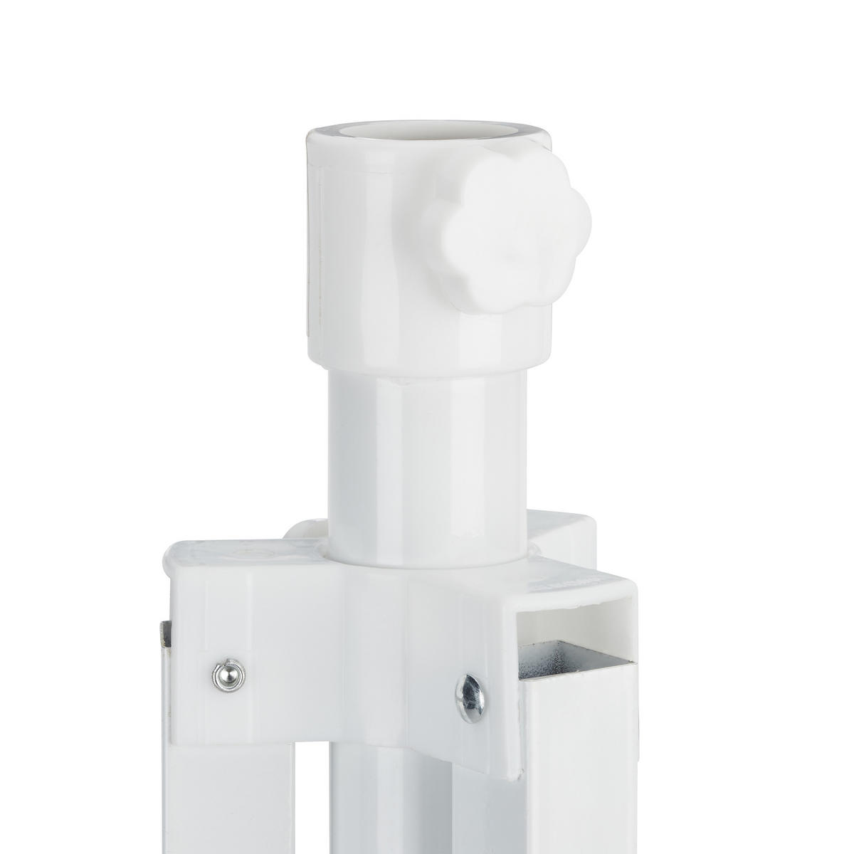 SONNENSCHIRMSTÄNDER - Weiß, Kunststoff/Metall (67/67cm) - Relaxdays