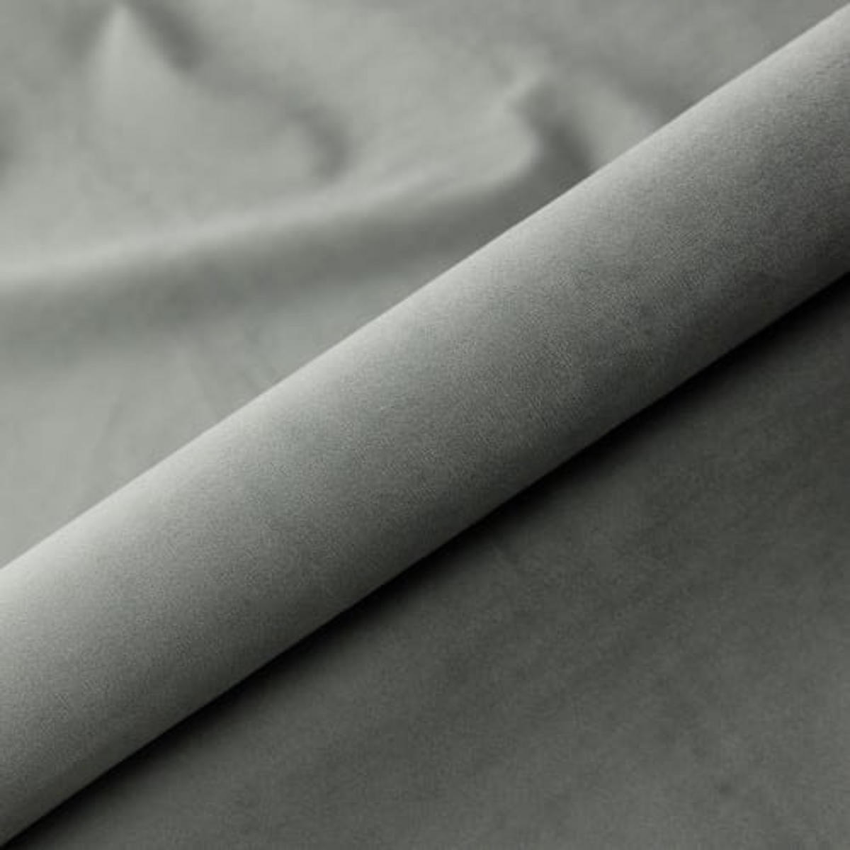 POLSTERBETT Aura 140x200 cm, Doppelbett mit Bettkasten, Lattenrost und Matratze, Velourstoff: Hellgrau - Hellgrau, Holz/Textil (140/200cm) - Marpur