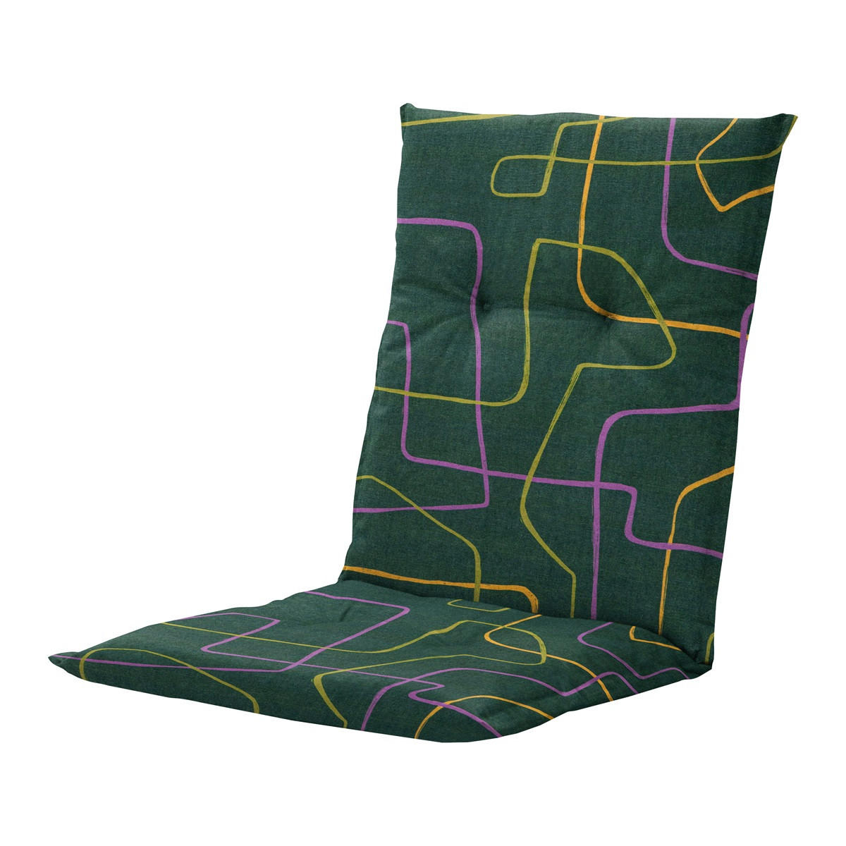 GARTENSTUHLKISSEN Joah 105/50 cm 4er-Set - Grün, Textil (50/6/105cm) - Madison