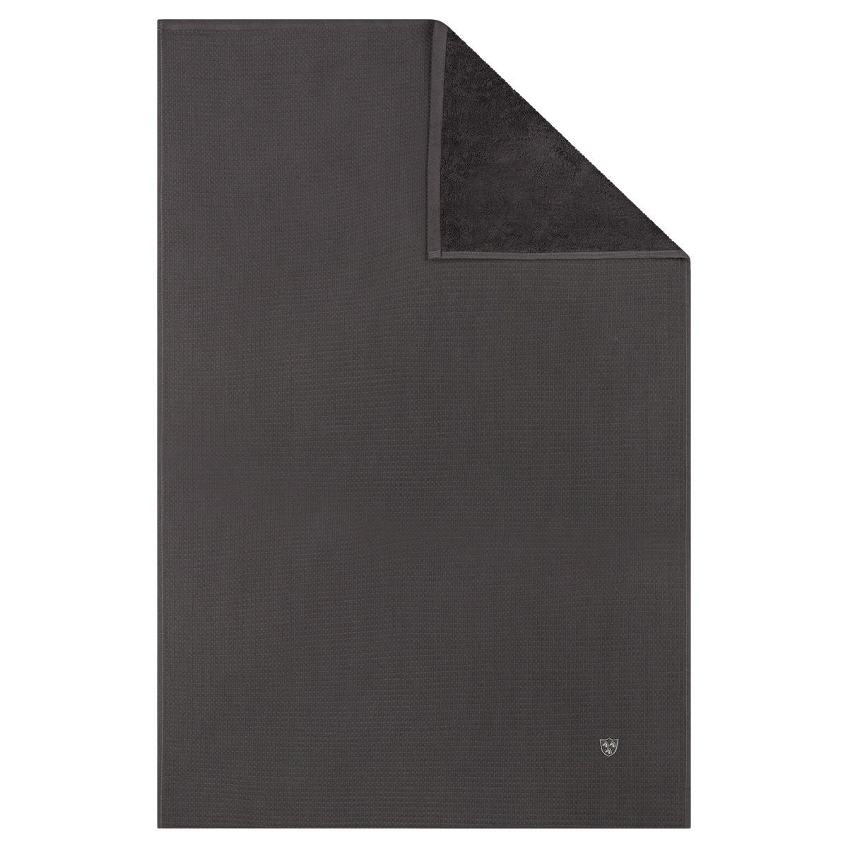 DUSCHTUCH Pique 2er-Set - Dunkelgrau, Textil (70/140cm) - Ross