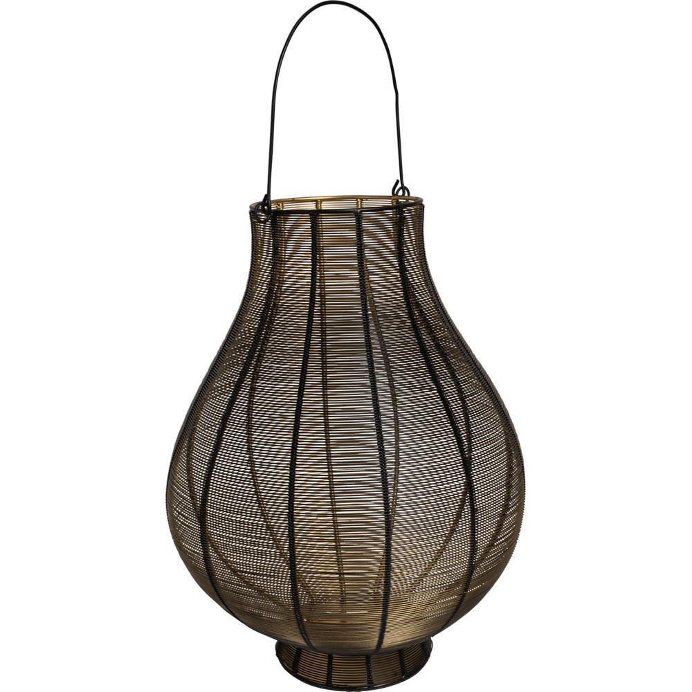 Lesli Living Laterne Schwarz 20x25x20 cm